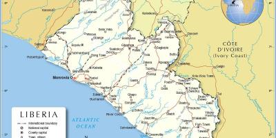 Kart Liberiyada Qərbi Afrikada