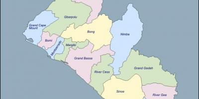 Kart mahalları Liberiyada 