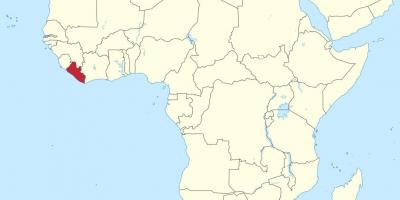 Kart Liberiyada Afrika